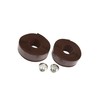 Motoforti 2pcs Brown Foam Anti Slip Handlebar Tape Bar Grip