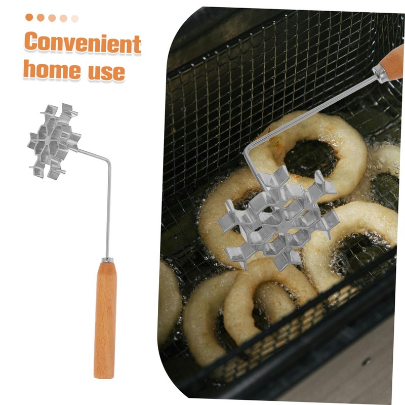 ULTECHNOVO 1 Set Snowflake Design Oil Frying Mold Creative Hollow