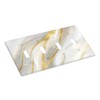 JDAKHD Gold White Marble Light Switch Cover Plate Abstract Modern