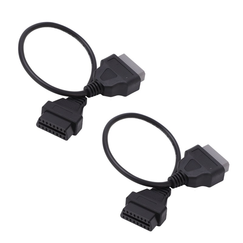 1 Pair OBD2 Diagnostic Cable 14 Pin to 16 Pin