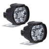 Headlights/Headlights,2Pcs 6 Led Spot Fog Light Motorcycle Headlight Universal Waterproof
