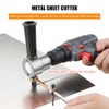 Double Head Metal Sheet Nibbler Electric Drill Attachment Metal Cutter
