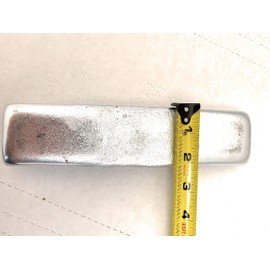 RotoMetals Zamak 2 Ingot Whole (4% Aluminum, 3% Copper, 93% Zinc)