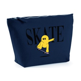 Hippowarehouse Skateboard Sunny Kick flip Printed Make up Cosmetic wash Bag 18x19x9cm