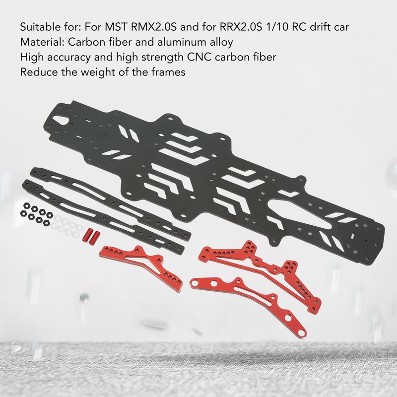 RC Drift Racing Chassis Carbon Fiber Aluminum Alloy RC Car