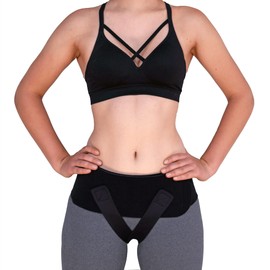 CABEA Babybellyband Original 3-in-1 Pregnancy Belly Band with Groin Straps -Sling, Episiotomy, Pelvic Floor Support, Hernia, and Vulvar Varicosities, SPD, Made in USA - For 45” to 50” Hips (Large)