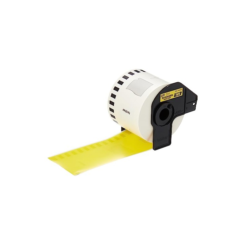 Brother DK-44605 Label Roll, Removable Continuous Length Paper, Black on