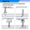 Shower Door Pivot pin Parts - Stainless Steel Shower Door