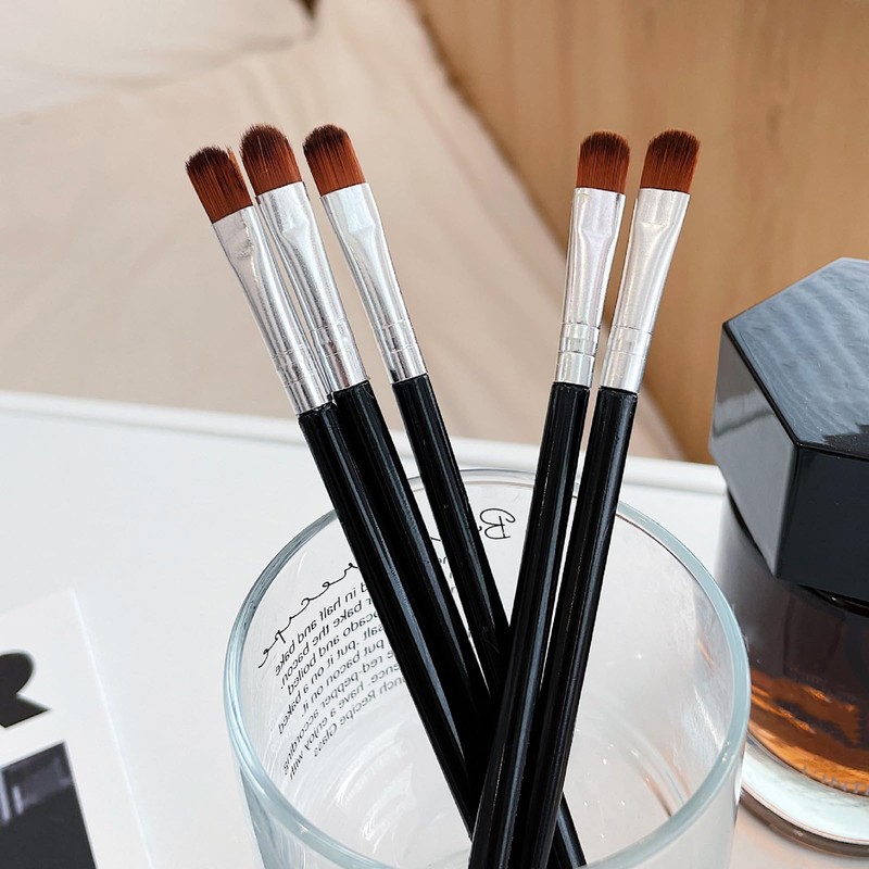 DAZISEN 3 Pcs Small Eyeshadow Brush - Eyeshadow Applicators Eye