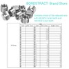BORDSTRACT Threaded Insert Reducing Nuts, M6 x 1 M8 x
