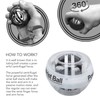 White Wrist Trainer Ball Auto Start Wrist Strengthener Gyroscopic Forearm