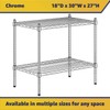 Zedfire 18D x 30W x 27H NSF Chrome Wire Shelving