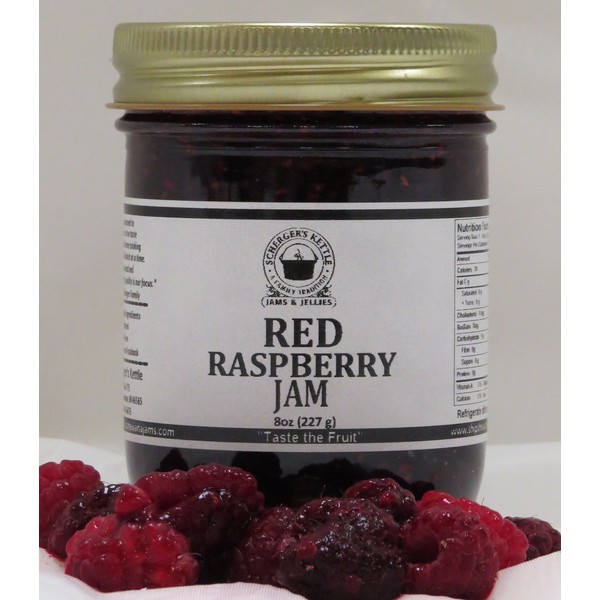 Red Raspberry Jam, 8 oz