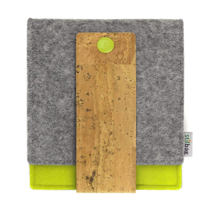 stilbag Charging Case for Smartphones Made of Wool Felt and