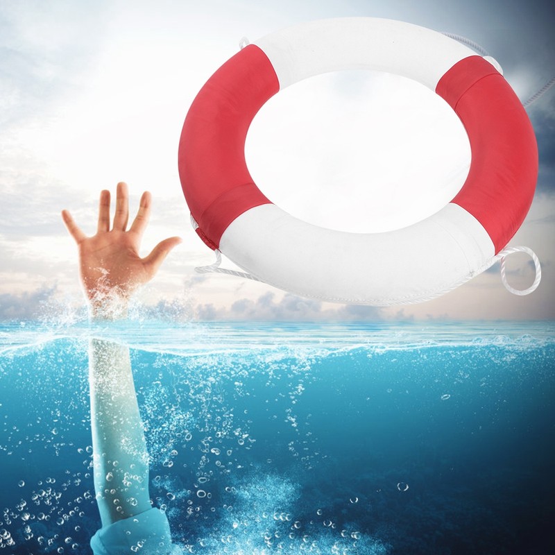 Portable Swim Float Foam Solid Life Saving Swimming Ring Sea