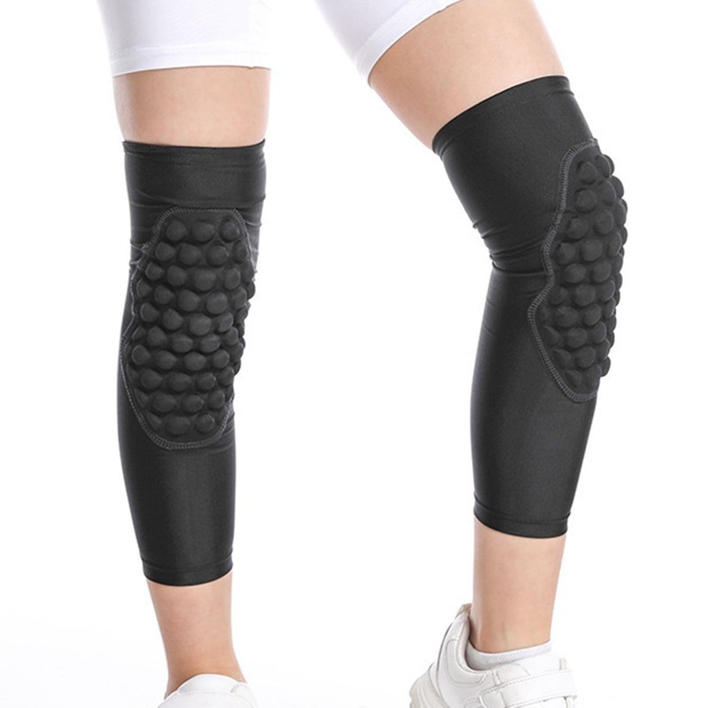 2 Pcs Kids Knee Pads Black Soft Breathable Lightweight Impact