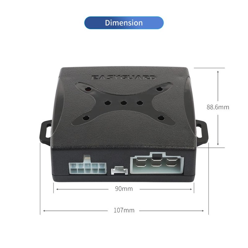 EASYGUARD EC003N-K-1 PKE Car Alarm System Proximity Lock Unlock Push