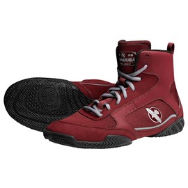 Hayabusa Pro Boxing Shoes for Men & Women - Garnet/Grey, 4