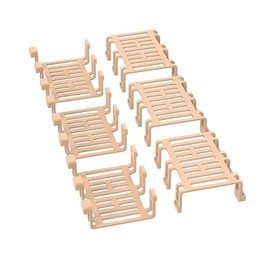 Replacement Rubber Mounting Clip for Tractive GPS Dog Tracker - Compatible with Tractive XL & Regular Size - Durable Anti-Slip Collar Attachment (6-Pack)