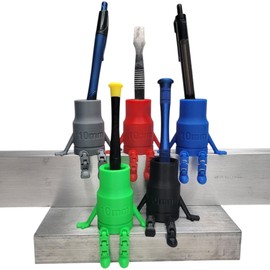 Geeps Makes 10mm Socket Buddy Figure Desk Organizer Flexible Legs Car Guy Gift DIY Dad Mechanic Father 2 Inch Tall 5pack