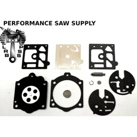 PERFORMANCE SAW SUPPLY NEW WALBRO CARBURETOR KIT FITS POULAN 3400, 3700, 4000 HDB8, HDB18 HDB19