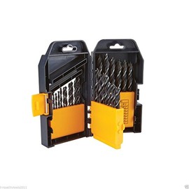29 PC HSS HIGH SPEED STEEL BRAD POINT DRILL BIT SET FOR WOOD DRILLING KIT