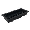 Fittes Framed Floor Vent [Lite] - 4"x10" - Matte Black