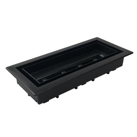 Fittes Framed Floor Vent [Lite] - 4"x10" - Matte Black