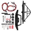 1/10 RC Metal Front Rear Bumper with LED Light Kit