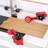 JCFANTS Updated Bearing Roller Featherboards, Precision Stock Guides for Table