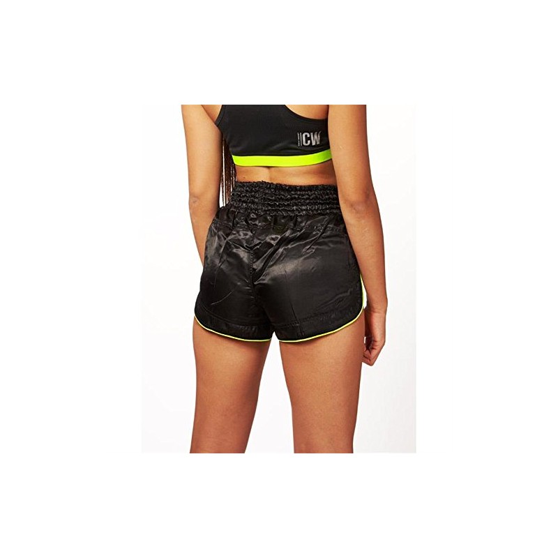 LEONE 1947 Womens Basic W Kick-thai Shorts, Black, M EU