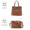 FIRANO Arno Label A402168 Women's 3 Room 2-Way Handbag with