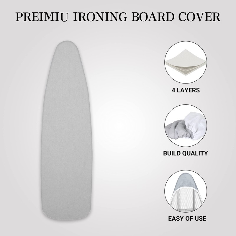 ZOES HOMEWARE Ironing Board Cover and Pad | 100% Cotton