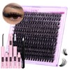 Lash Extension Kit Lash Clusters Thick Individual Lashes 10-16mm Eyelashes