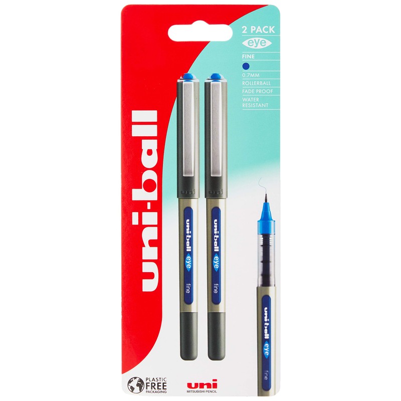 Uni-Ball Eye Fine, UB-157, Blue, 2 pieces