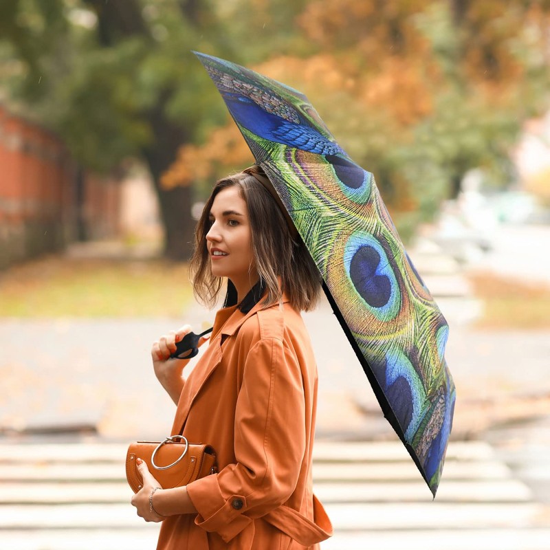 Folding Travel Umbrella - Compact, Light, Automatic, Strong and Portable