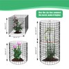 Eunika 8 Pack Round Plant Protector from Animals,24 Pcs 12"