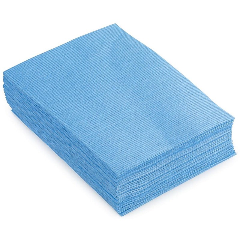 2Work Heavyweight All Purpose Cloth 500x350mm Blue (Pack of 25)