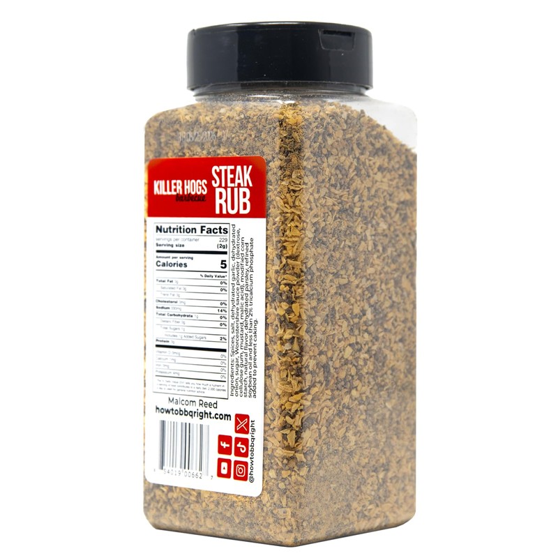 Killer Hogs Steak Rub | Championship BBQ and Grill Seasoning