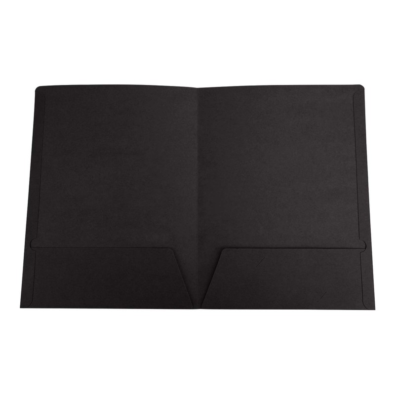 10 Pcs Two Pocket Folders Letter Size Kraft Paper Folders