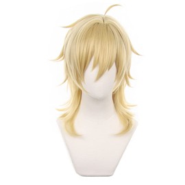 Servelove Game Yellow Long Wig Cosplay Role Play Christmas Halloween Party
