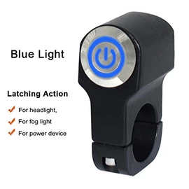 Waterproof 12V 22mm Handlebar Motorcycle Headlight Fog Spotlight On/Off Switch