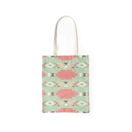 Bonamaison Printed Shopping Bag, Foldable, Fabric Bag with Two Long Handles, Size: 34 x 40 cm