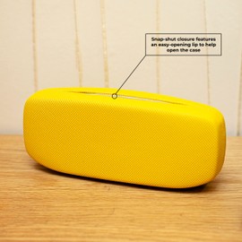 LAGO TERRA Protective Easy-Open Hard Shell Glasses Case