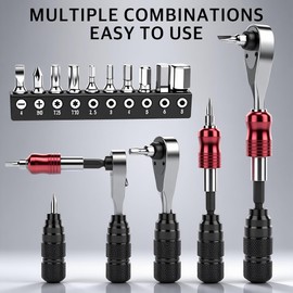RidingRush Smal Bike Repair Tool Kit with Mini Pump, Ratchet Wrench and Tire Repair Set, Portable Bicycle Tool Kit with Storage Case for Road Bike, MTB and Commuter Cycling