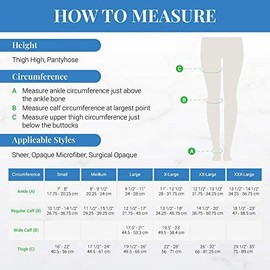 Actifi Women's Sheer 15-20 mmHg Compression Stockings, Thigh High, Open Toe, Moderate Support