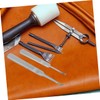 LALAFINA 4pcs Leather Edge Skiving Beveler Tool Craft DIY Tool