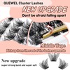 QUEWEL Individual Lashes DIY Cluster Lashes False Eyelashes Soft &