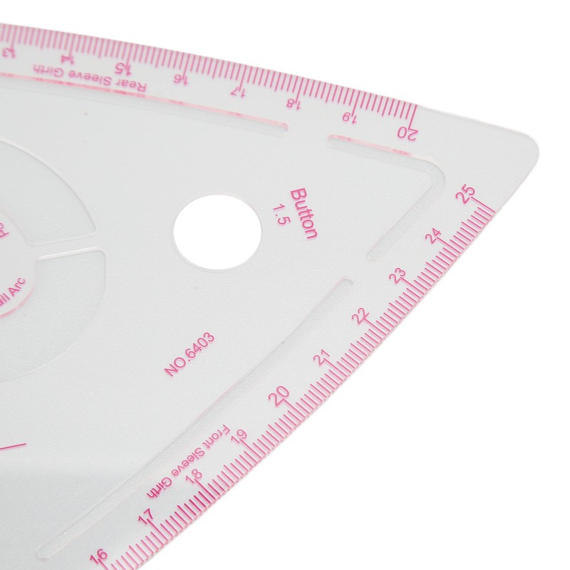 5pcs 6403 Curve Ruler Set Multifunctional Plastic Curve Pattern Ruler
