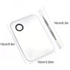 Makeup Mixing Palette, Stainless Steel Makeup Palette, Cosmetic Palette with